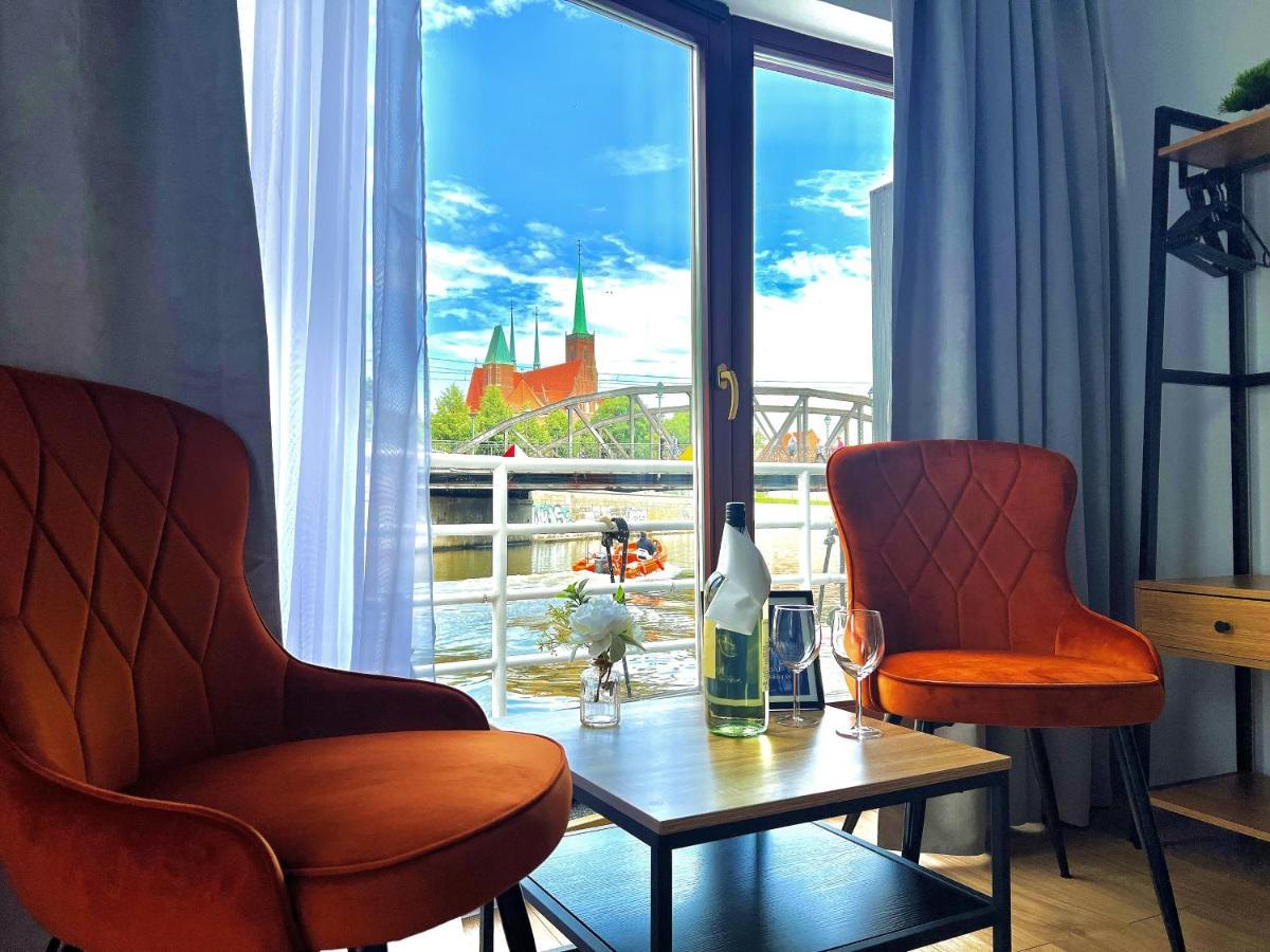Great Polonia River Boat Apartments Breslau Exterior foto
