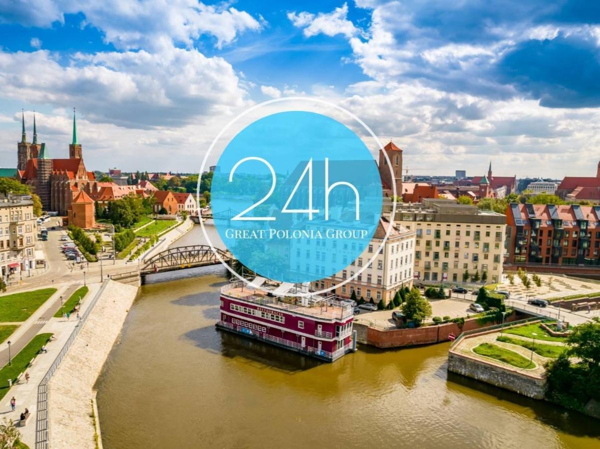 Great Polonia River Boat Apartments Breslau Exterior foto