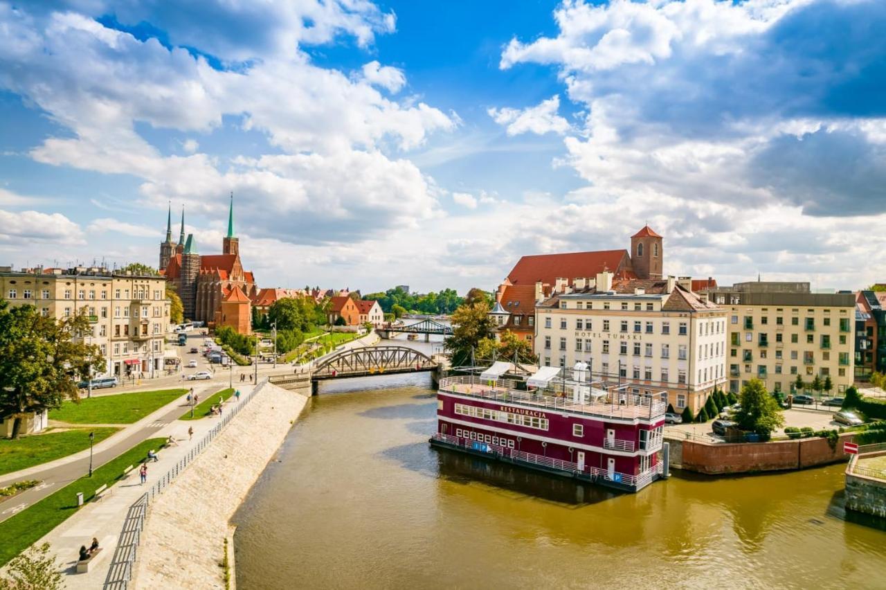Great Polonia River Boat Apartments Breslau Exterior foto