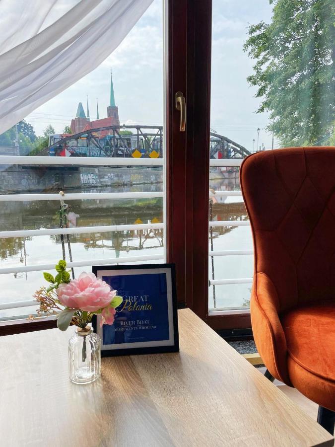 Great Polonia River Boat Apartments Breslau Exterior foto