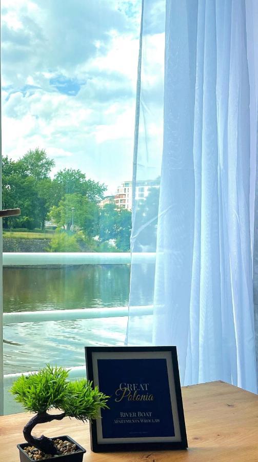 Great Polonia River Boat Apartments Breslau Exterior foto