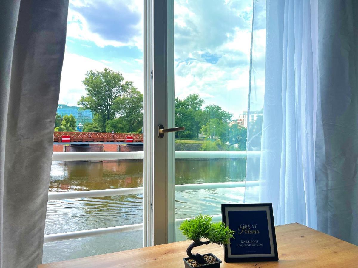 Great Polonia River Boat Apartments Breslau Exterior foto