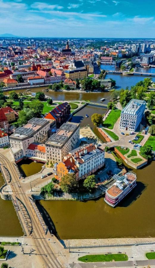 Great Polonia River Boat Apartments Breslau Exterior foto