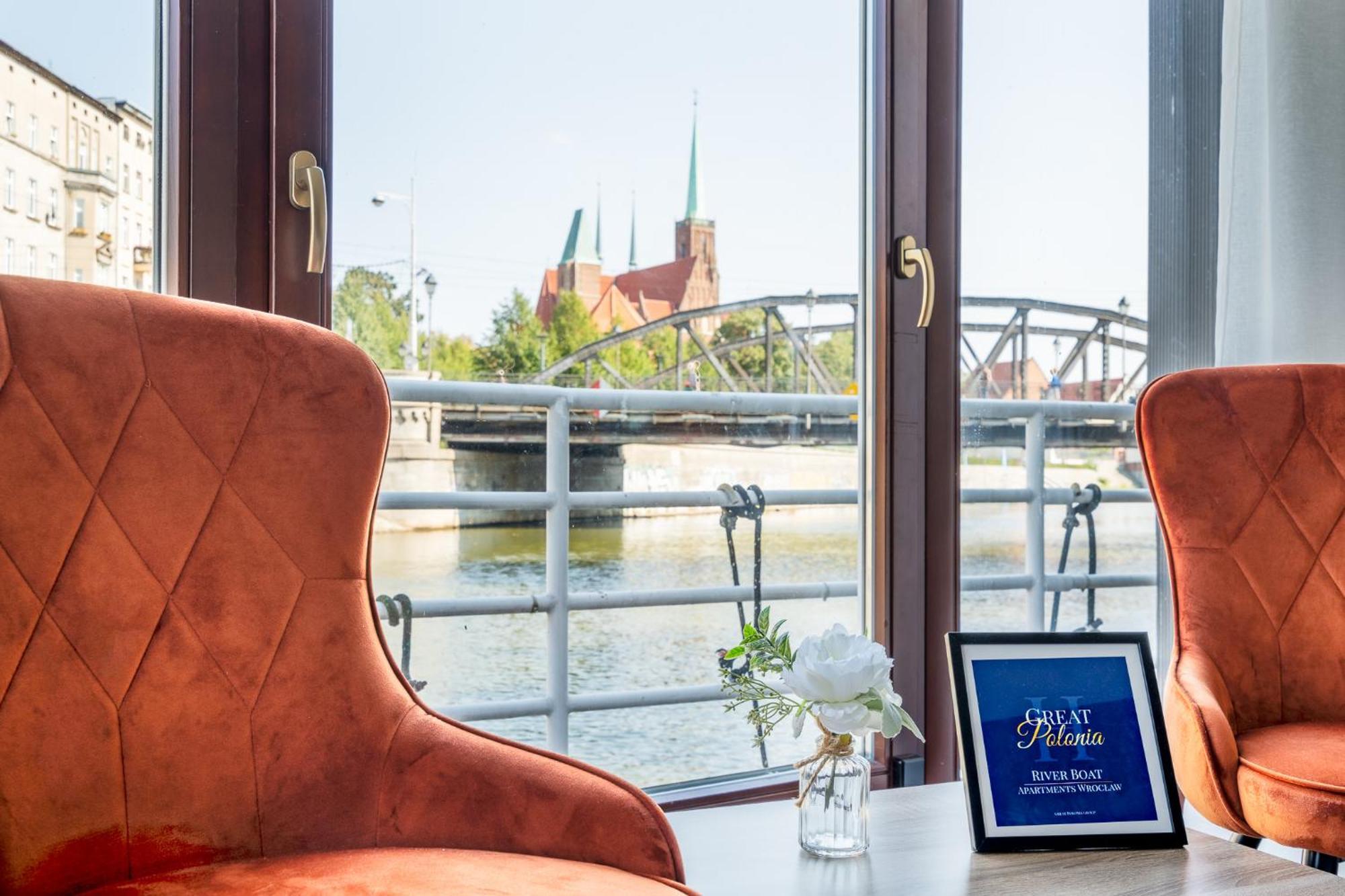 Great Polonia River Boat Apartments Breslau Exterior foto
